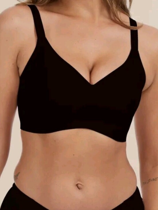 Comfelie Other - Comfelie Seamless Wireless Minimizer Comfort Bra - Black XL
